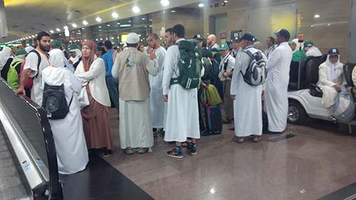 Hajj aeroport le caire egyptair groupe